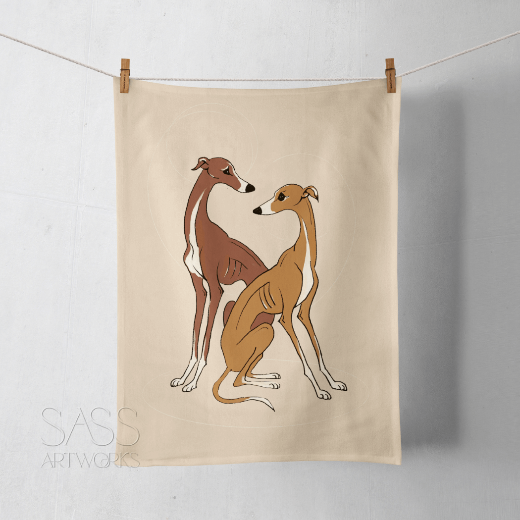 Peanut Butter and Chocolate Tea Towel