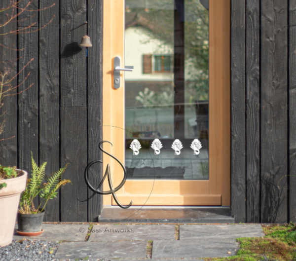 Deco Hound Mini Window Decals
