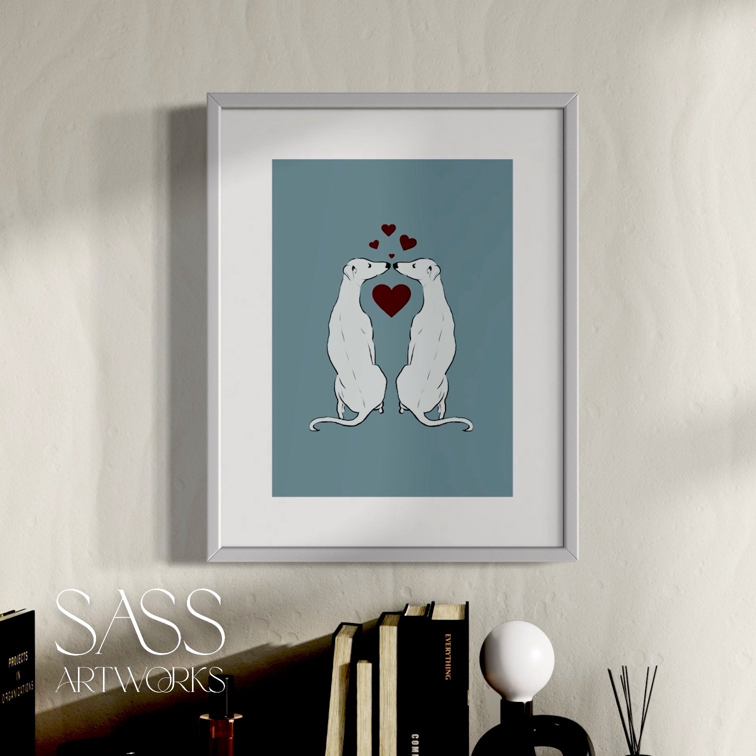 Smoochies Art Print