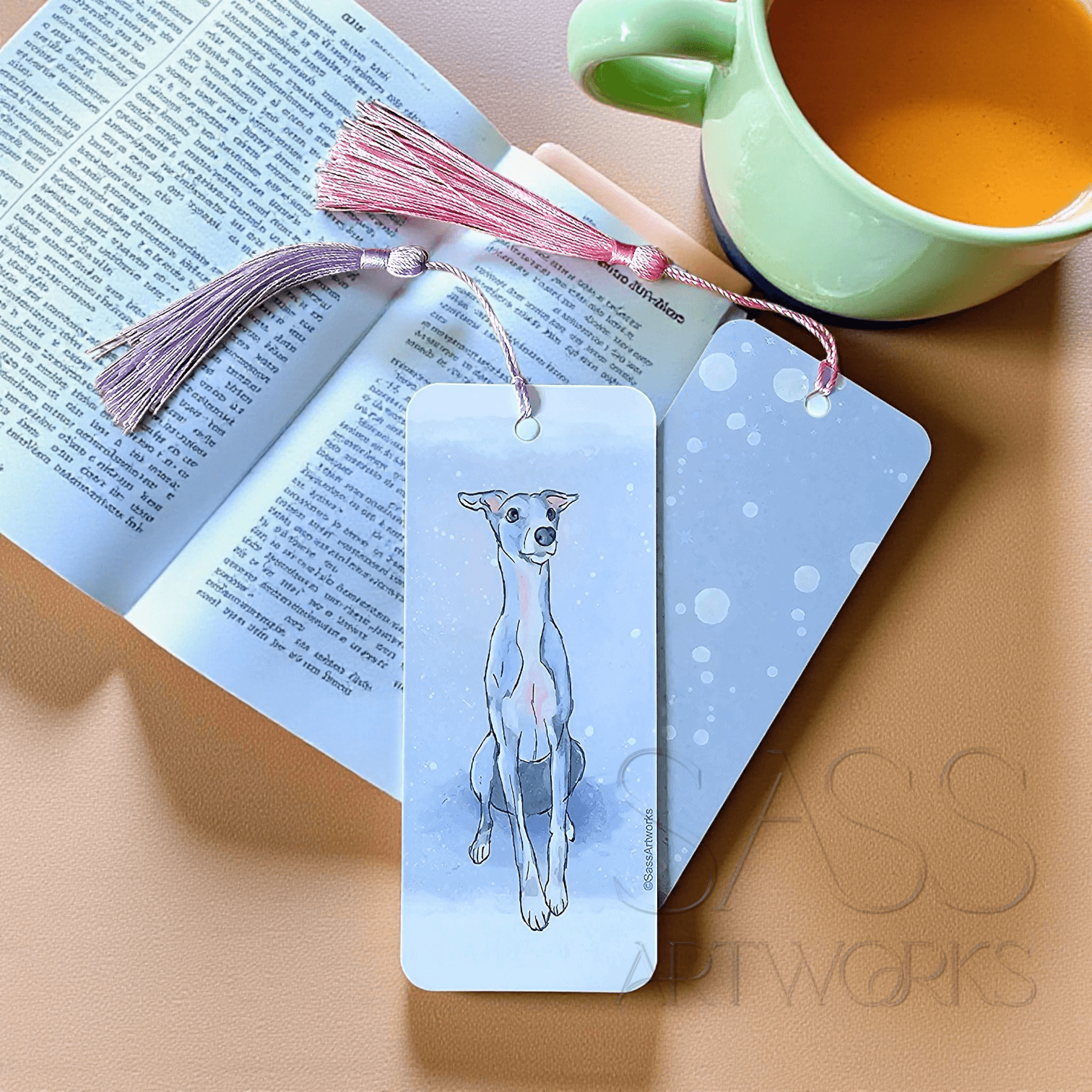 Winter Hound Bookmark