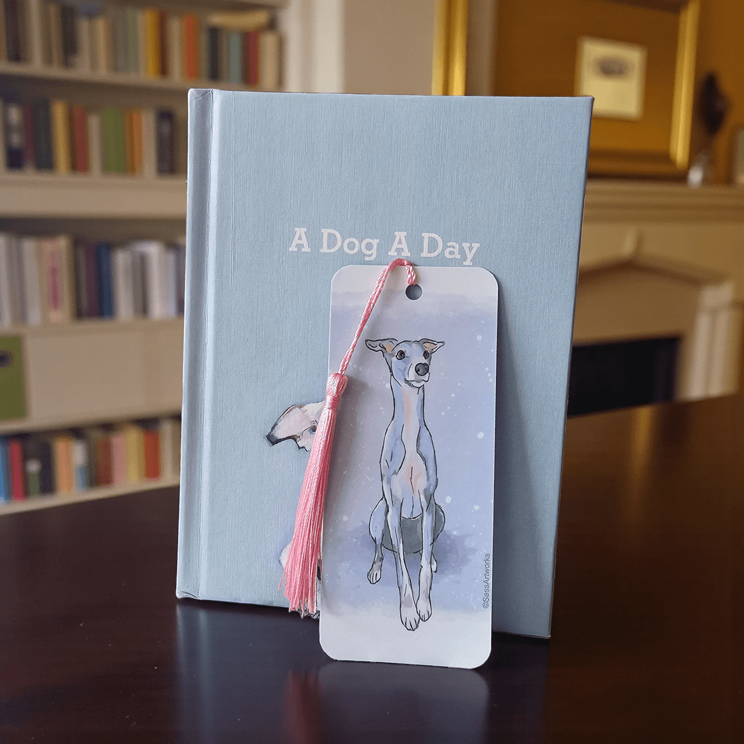 Winter Hound Bookmark