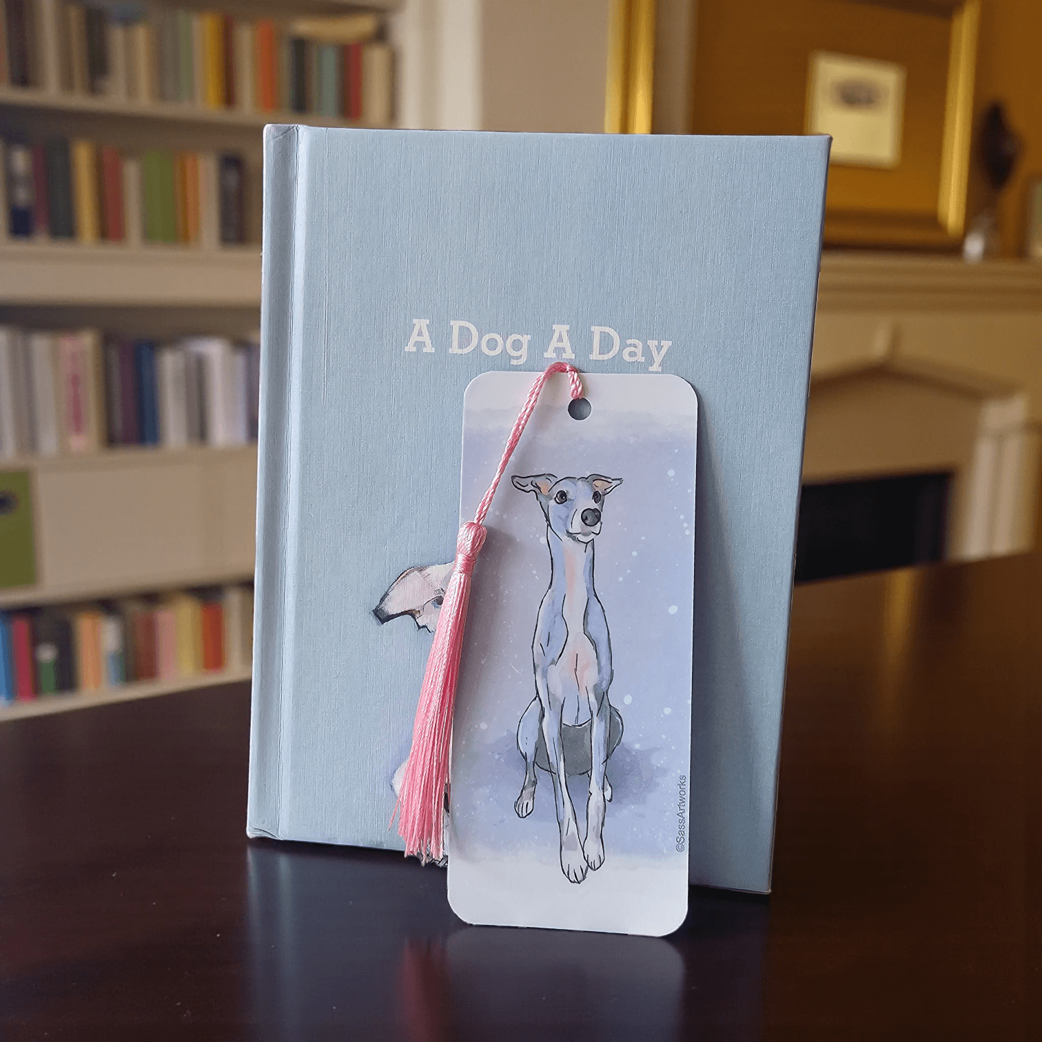 Winter Hound Bookmark
