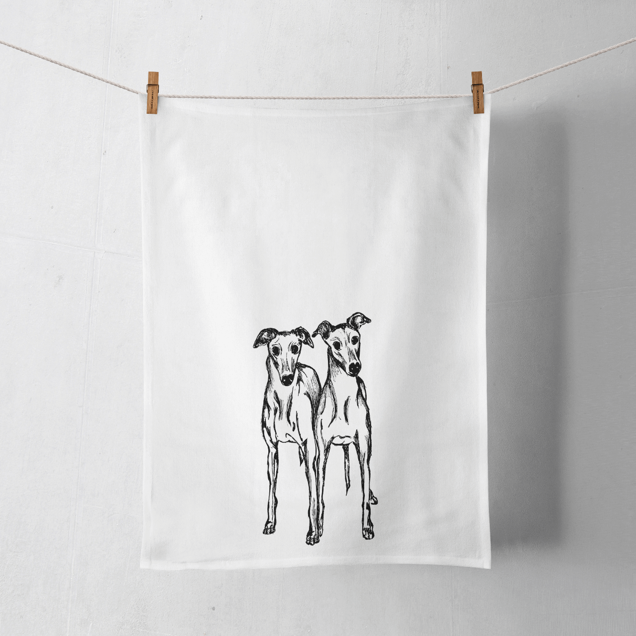 Double Trouble Tea Towel
