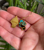 Deco Hound Enamel Earrings