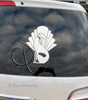 Deco Hound Window Decal