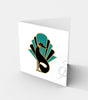 Deco Hound Greeting Card