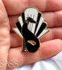 Deco Hound Enamel Pin