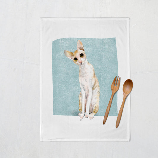 Ginger the Rex Tea Towel