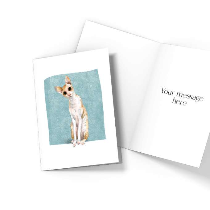 Ginger the Rex Greeting Card