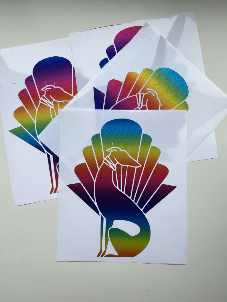 Deco Hound Window Decal