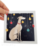 Just Hanging Square Christmas Card