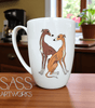 Peanut Butter and Chocolate  Bone China Mug
