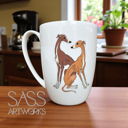 Peanut Butter and Chocolate  Bone China Mug