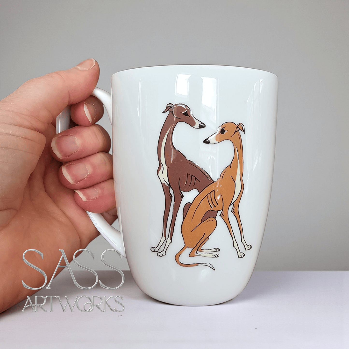 Peanut Butter and Chocolate  Bone China Mug