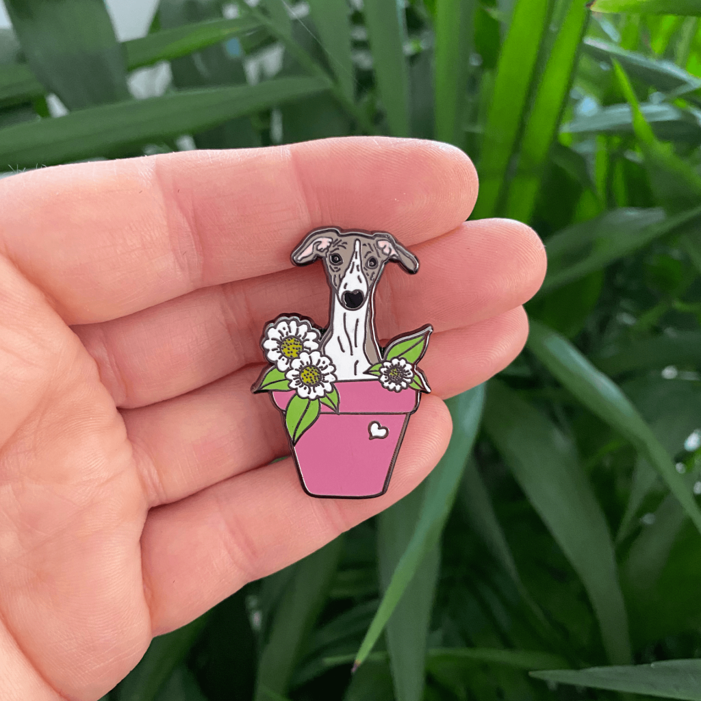 Pot o Pup Enamel Pin