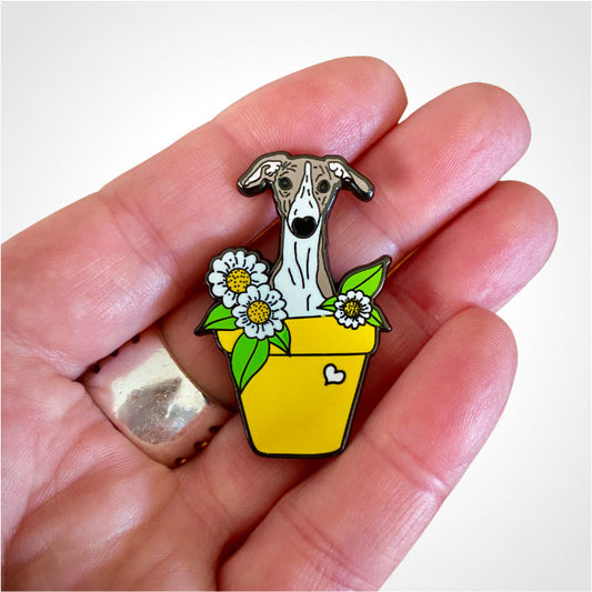 Pot o Pup Enamel Pin