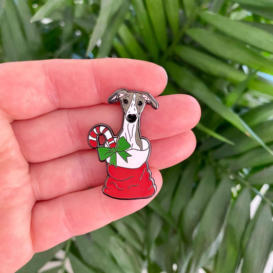 Pup of Cheer Enamel Pin
