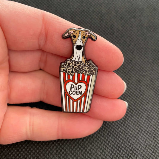PupCorn Enamel Pin