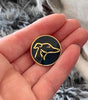 Regal Hound Enamel Pins - Black