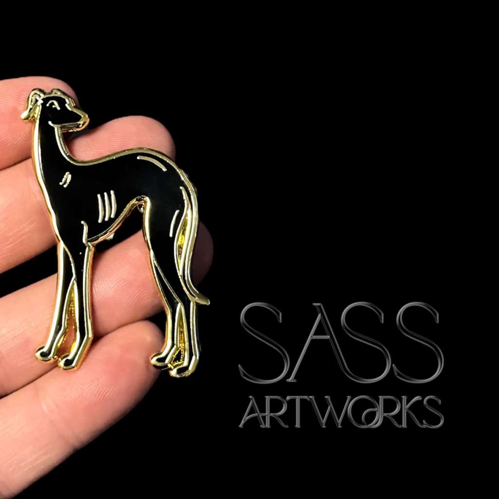 Rita Houndworth Enamel Pin