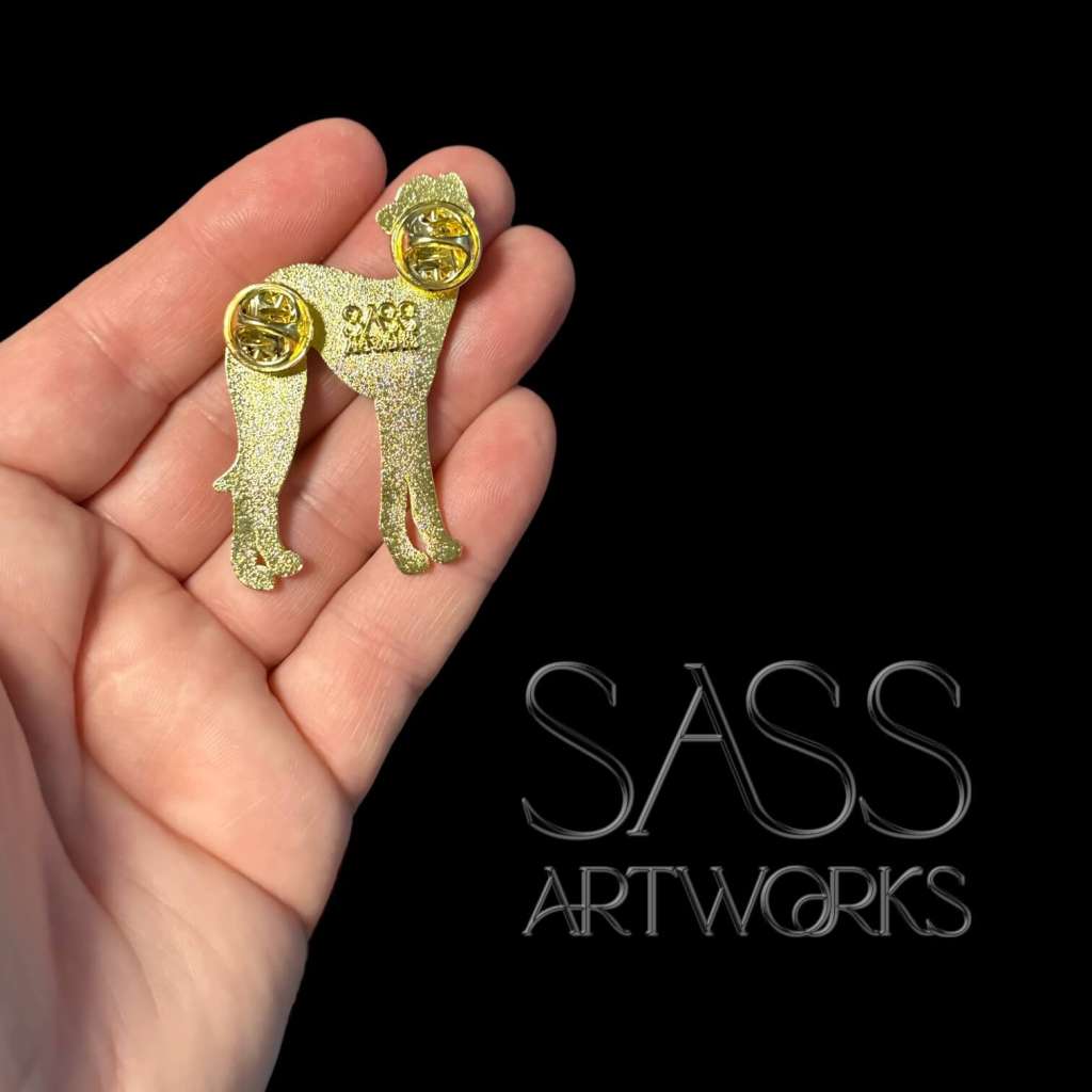 Rita Houndworth Enamel Pin