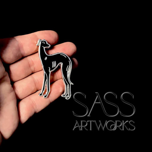 Rita Houndworth Enamel Pin