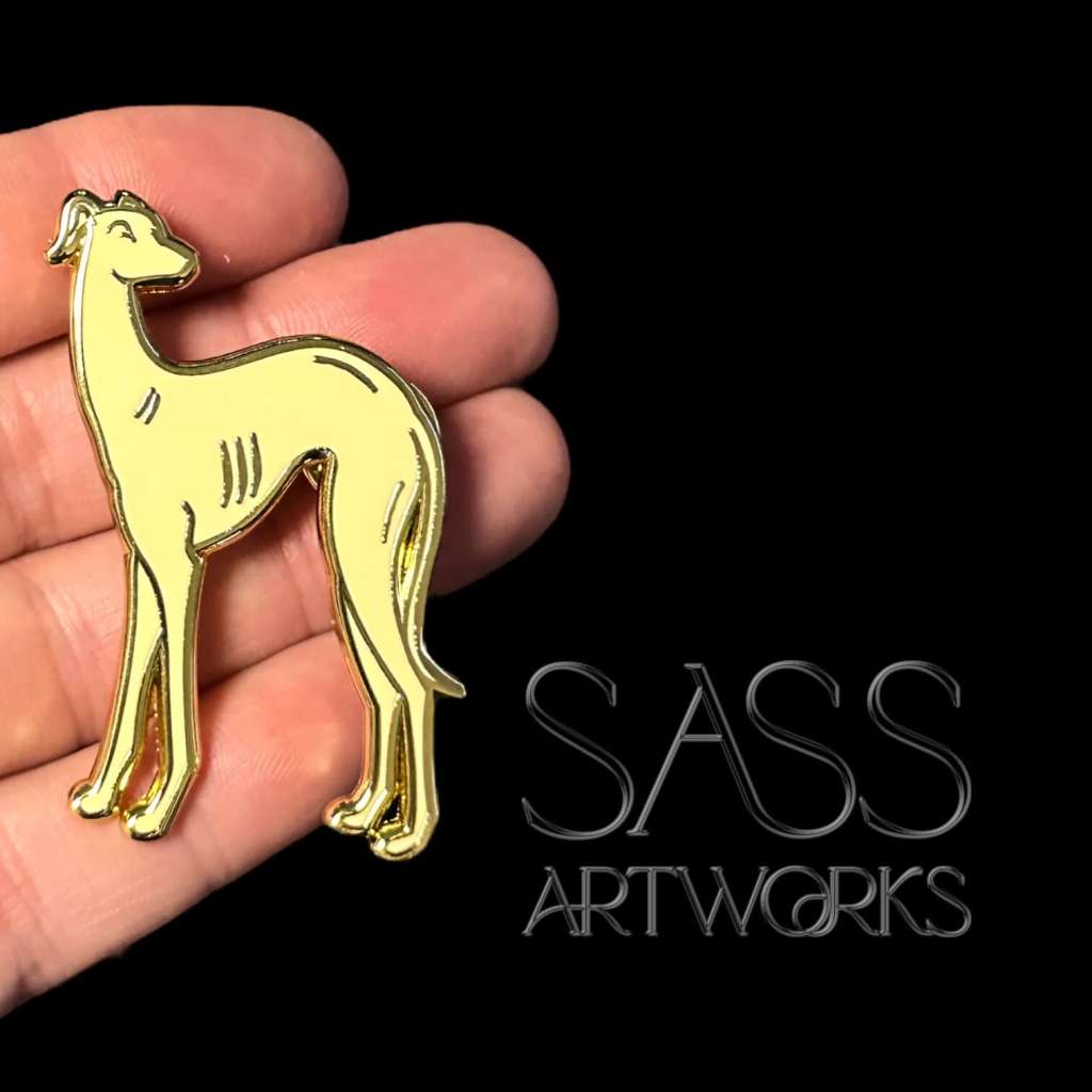 Rita Houndworth Enamel Pin