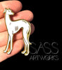 Rita Houndworth Enamel Pin