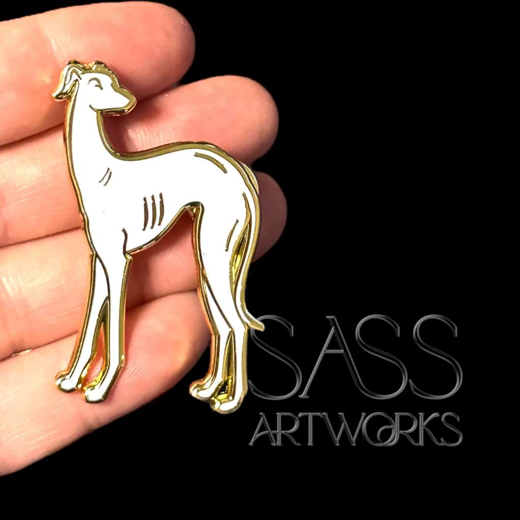 Rita Houndworth Enamel Pin