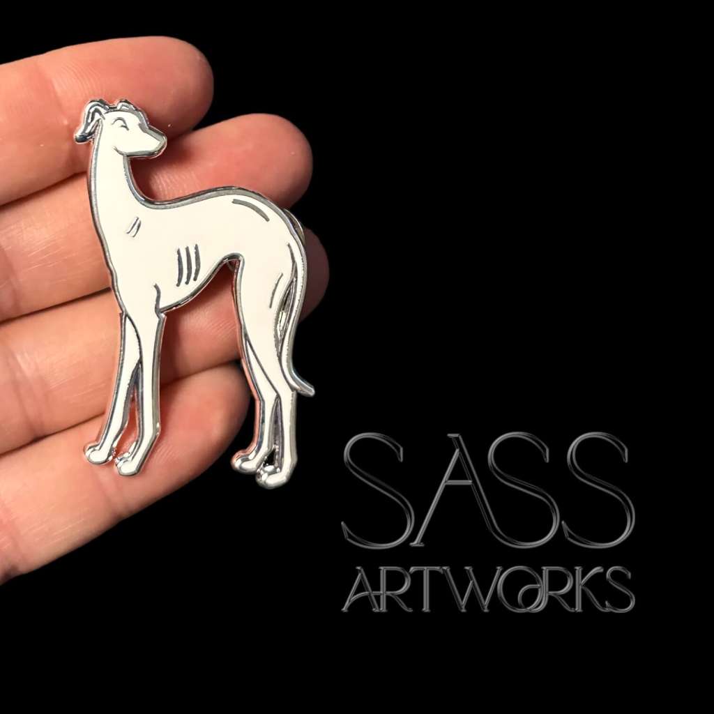 Rita Houndworth Enamel Pin