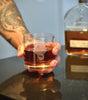 Round Etched Whiskey Glass