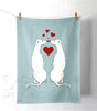 Smoochies Love Tea Towel
