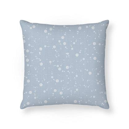 Winter Cushion reverse mini print on 100% organic cotton panama cushion cover, designed and handmade in Australia — Sass Artworks