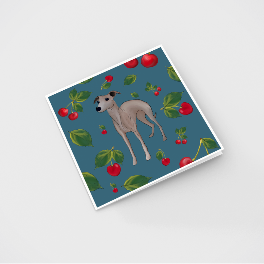 Cherry and Hound Greeting Cards