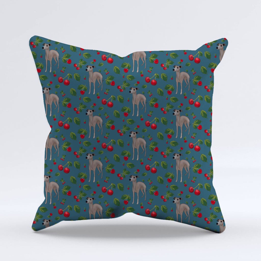 Cherry and Hound Cushion