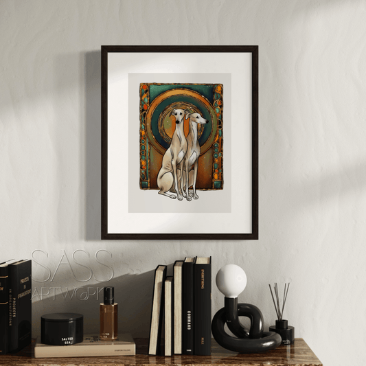 Copper and Gem Art Print