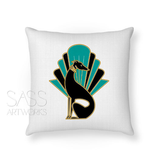 Deco Hound Cushion