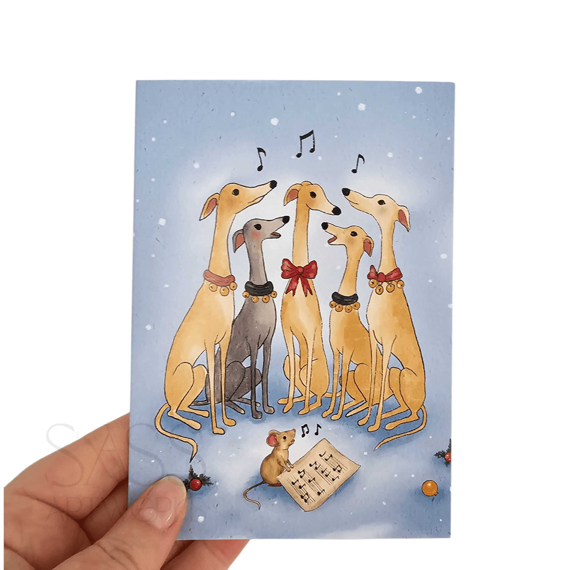 Hark the Herald Hounds Christmas Card