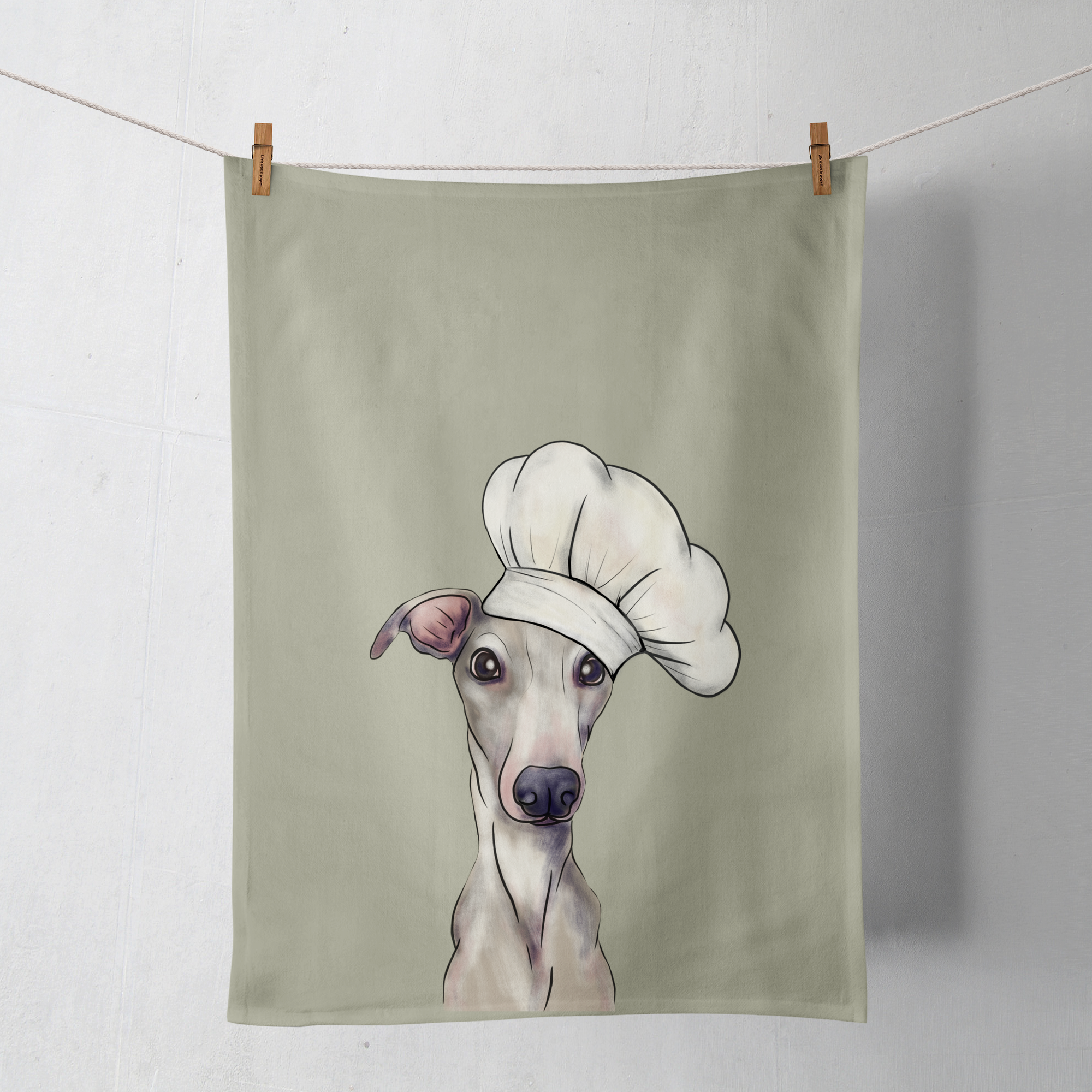 Houndie Chef Tea Towel