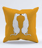 Mustard Smoochies Cushion