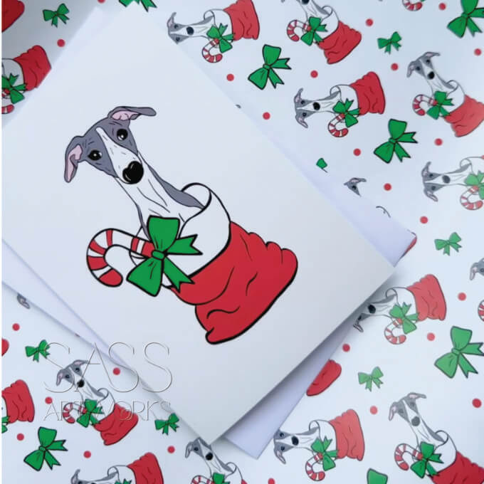 Pup of Cheer Greeting Cards and Wrap