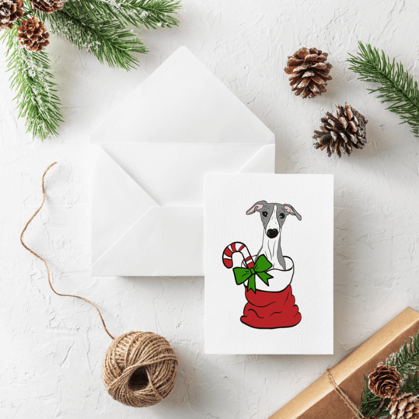 Pup of Cheer Greeting Cards and Wrap