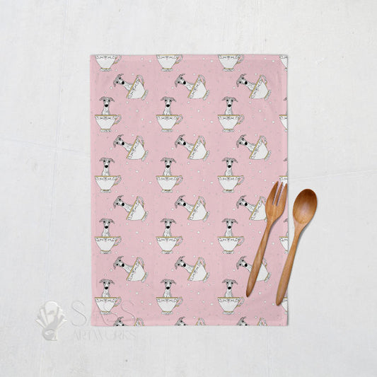 Pup of Tea Tea Towel