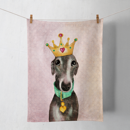 Queen Flora Tea Towel