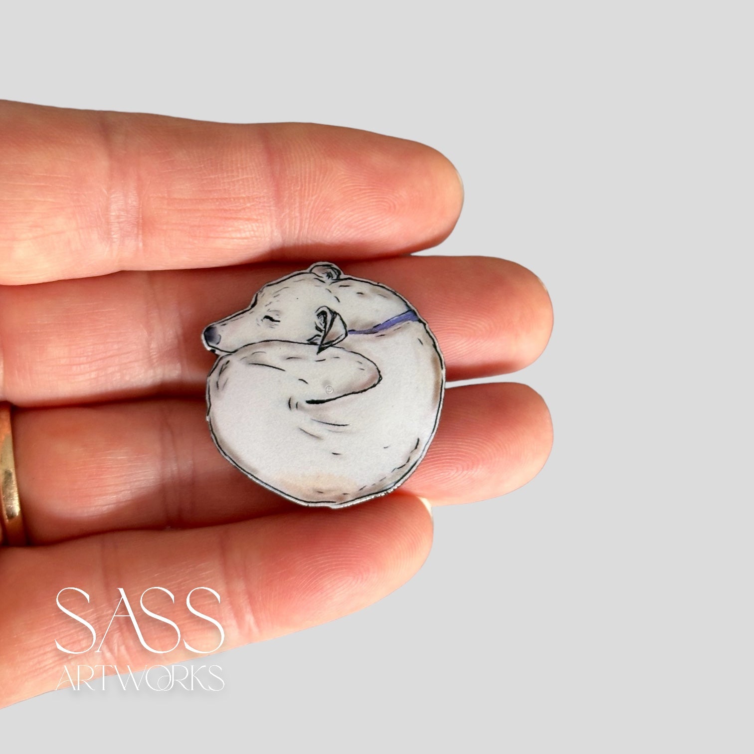 Croissant Pin