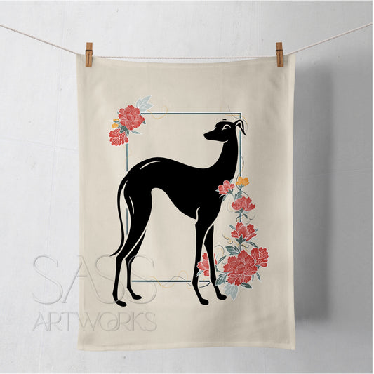 Rita and Peony Tea Towel