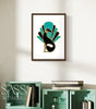 Deco Hound Art Print