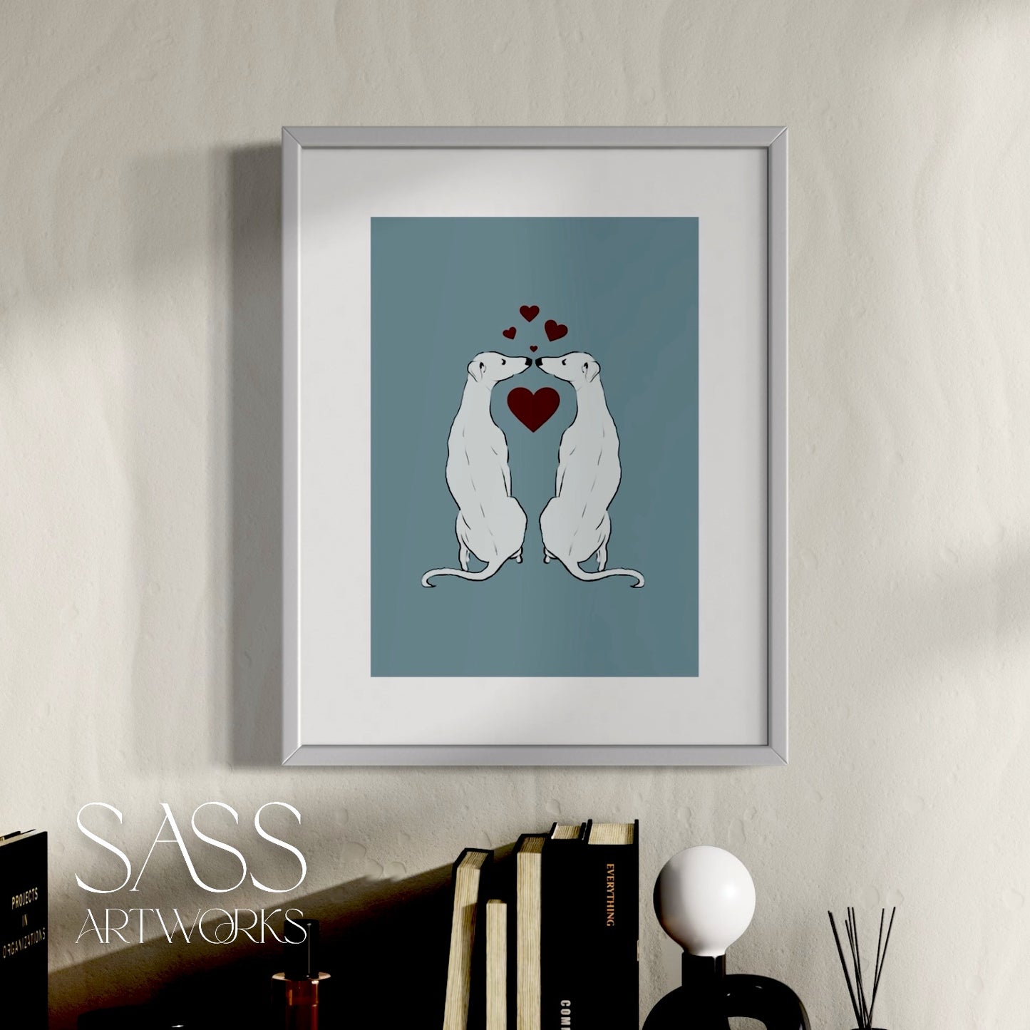 Smoochies Art Print