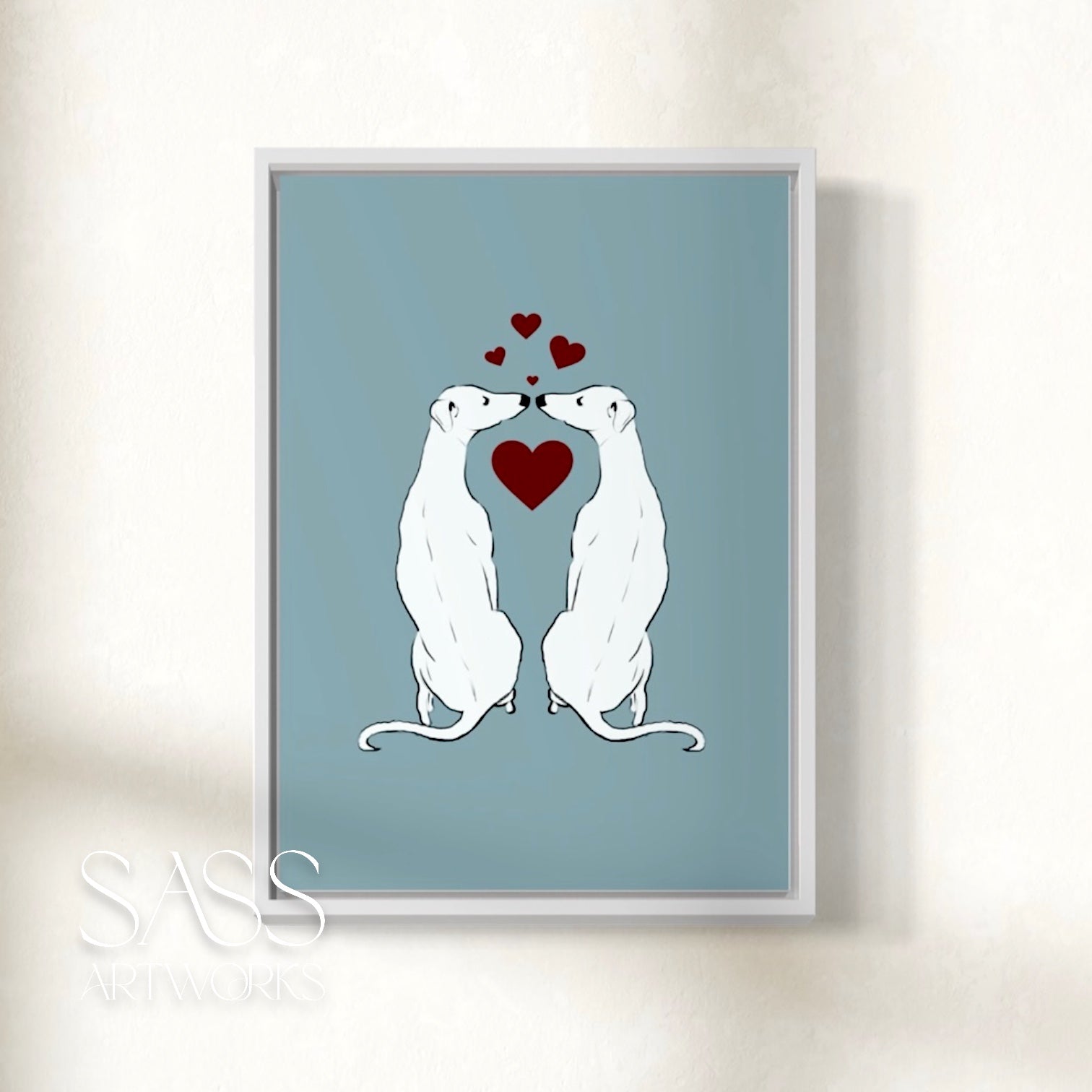 Smoochies Art Print