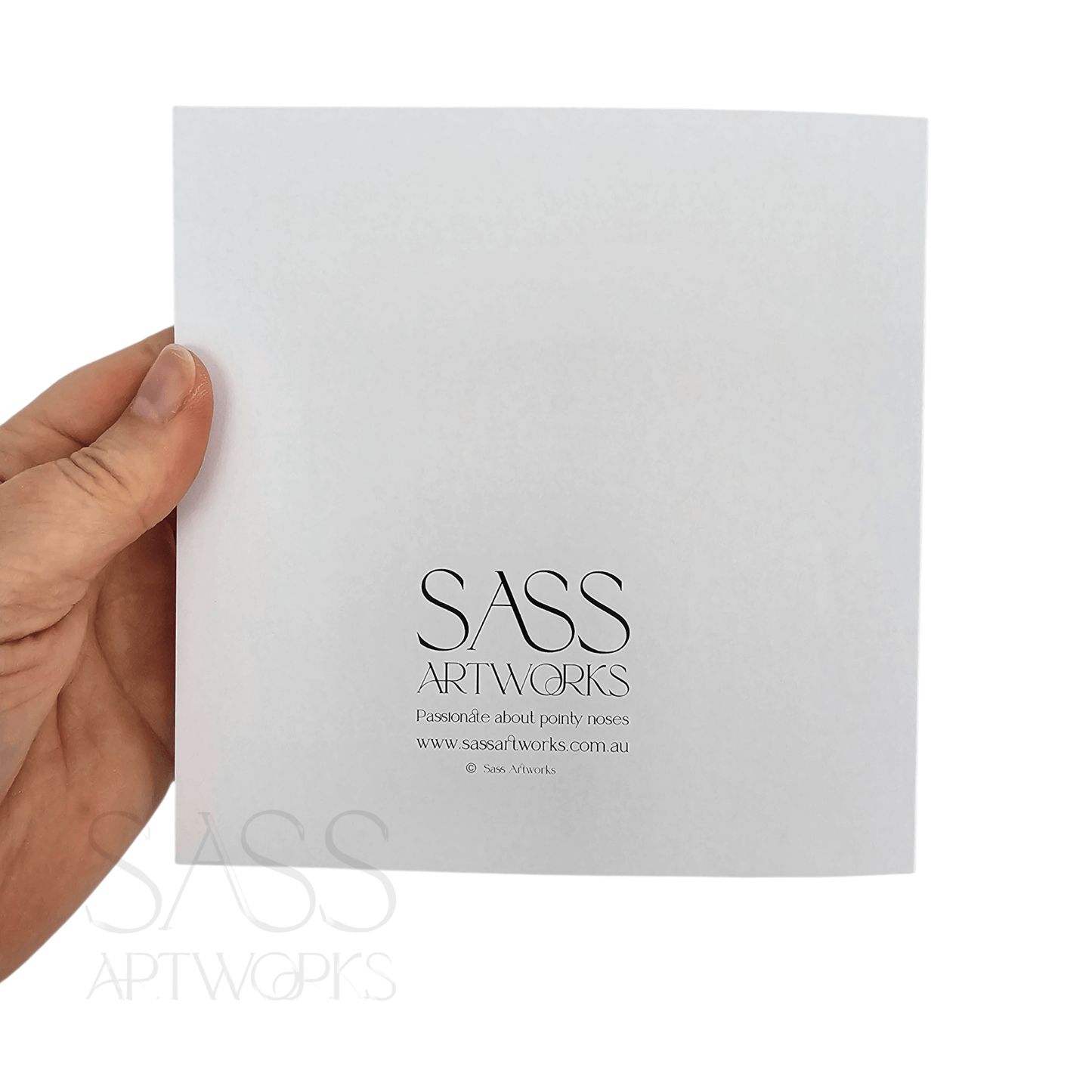 Just Hanging Square Christmas Card
